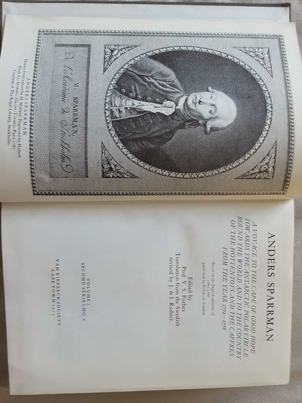 Anders Sparrman A Voyage to the Cape of Good Hope vol 1 & 2 edited by Prof V Forbes