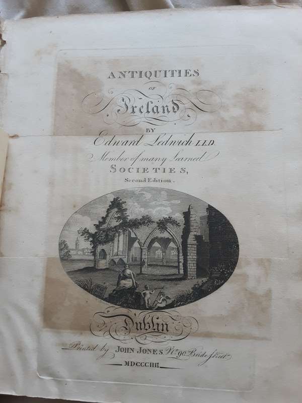 Antiquities of Ireland by Edward Ledwich, Second Edition 1804 **scarce title **