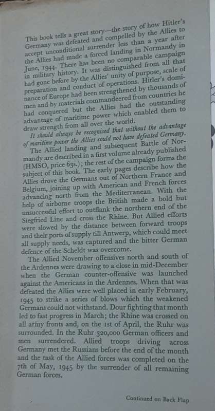 Victory in the West Vol II The Defeat of Germany, History of WWII by Major L Ellis