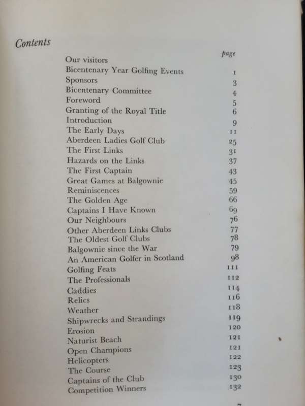 200 Years of Golf 1780 1980 Royal Aberdeen Golf Club by Graeme Mearns limited edition nbr 131