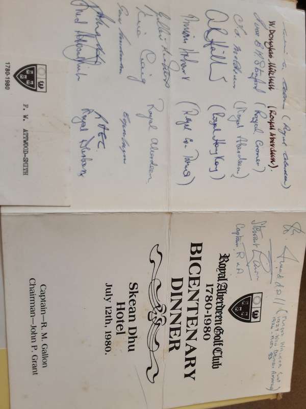 200 Years of Golf 1780 1980 Royal Aberdeen Golf Club by Graeme Mearns limited edition nbr 131
