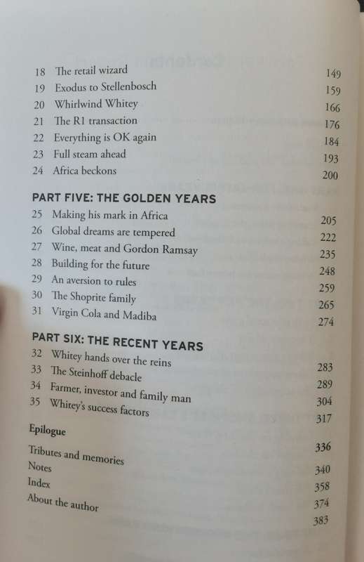 Whitey, The Rise and Rule of the Shoprite King by Neil Joubert