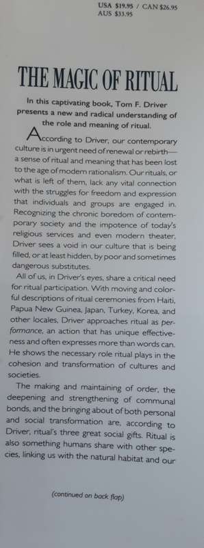 The Magic of Ritual  by Tom F Driver