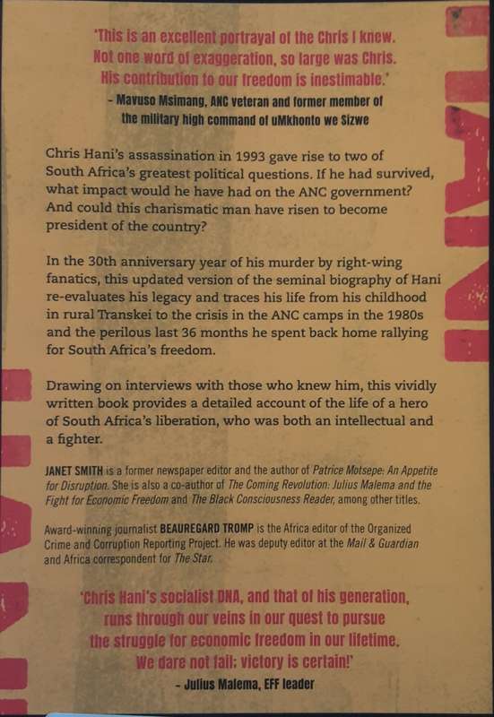 Hani, A Life Too Short, updated with Epilogue by Janet Smith & Beauregard Tromp
