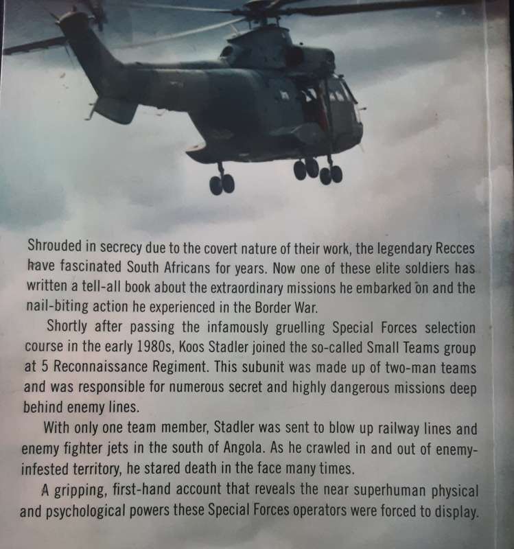 Recce, Small Team Missions Behind Enemy Lines by Koos Stadler