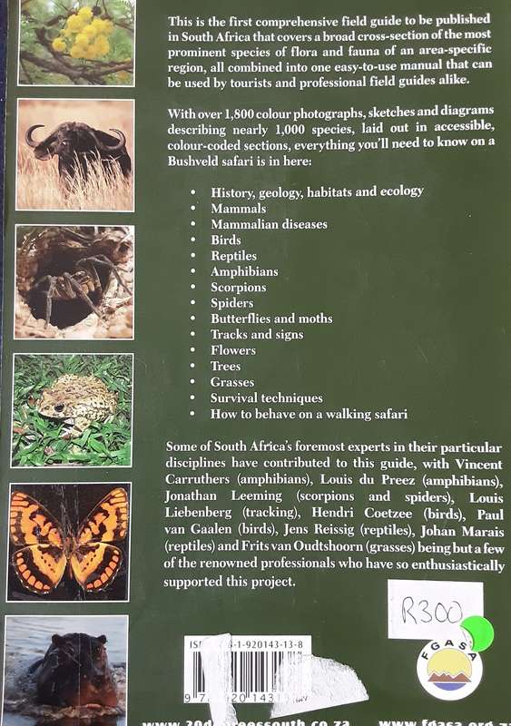 The South African Bushveld A Field Guide from the Waterberg by Lee Gutteridge