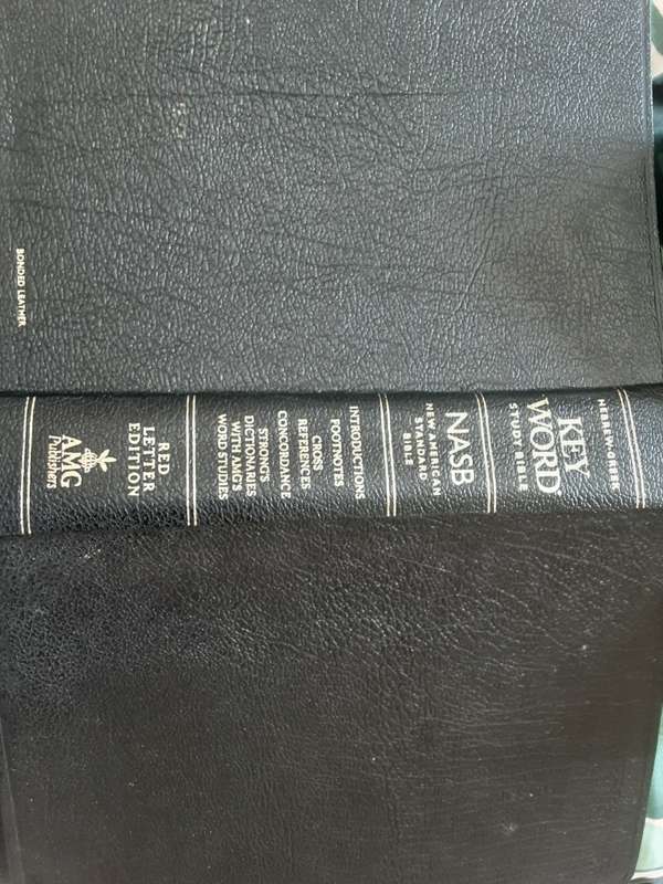 Hebrew Greek Key Word Study Bible NASB Red Letter Edition