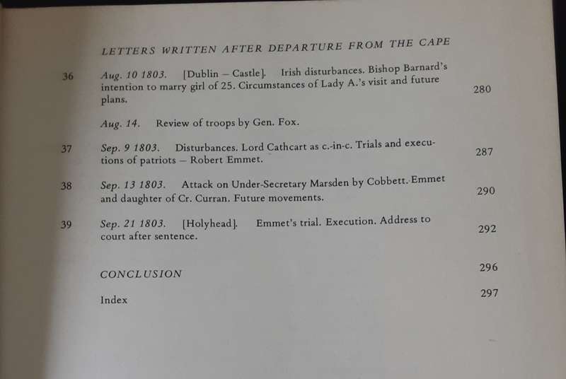 The Letters of Lady Anne Barnard written to Henry Dundas from the Cape of Good Hope edited Robinson