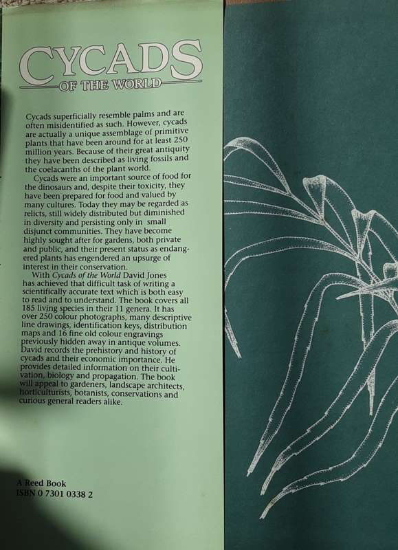 Cycads of the World, Ancient Plants in Today`s Landscape by David L Jones