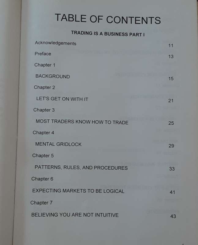 Trading Is A Business by Joe Ross