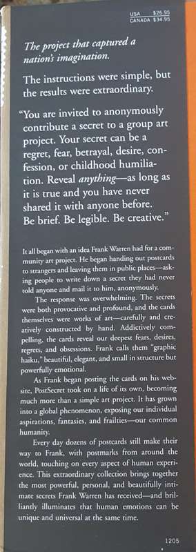 Postsecret by Frank Warren