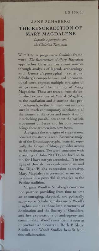 The Resurrection of Mary Magdalene, Legends, Apocrypha, & the Christian Testament by Jane Schaberg