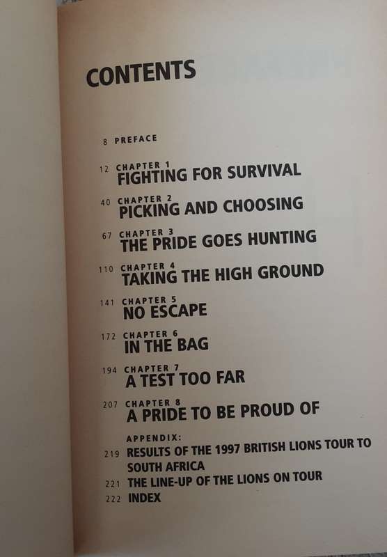 My Pride of Lions, The BritIsh Isles Tour of South Africa 1997 by Fran Cotton