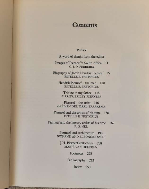 J H Pierneef, His Life and His Work edited by P G Nel