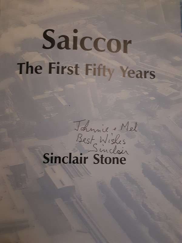 Saiccor The First 50 Years Sappi by Sinclair Stone **SIGNED COPY**