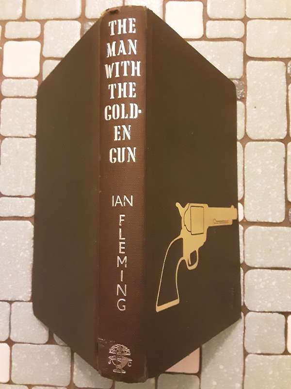 The Man With The Golden Gun by Ian Fleming ***First Edition Hardcover WITH GOLDEN GUN ON COVER**