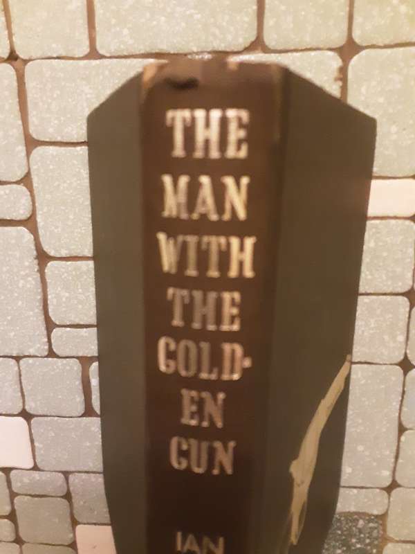 The Man With The Golden Gun by Ian Fleming ***First Edition Hardcover WITH GOLDEN GUN ON COVER**