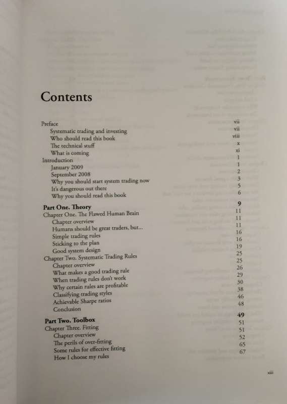 Systematic Trading  by Robert Carver