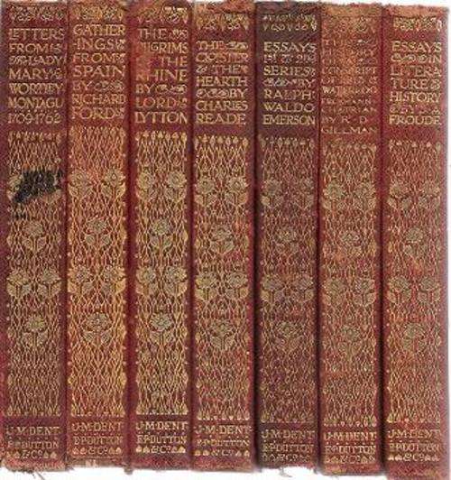 Everymans Library 14 volumes edited by Ernest Rhys