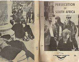 Persecution of South Africa by Noel Crowd