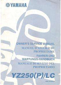 Yamaha YZ250(P)/LC Owners Service Manual