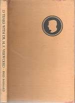 13 Years With Dr.H.F. Verwoerd By Fred Barnard