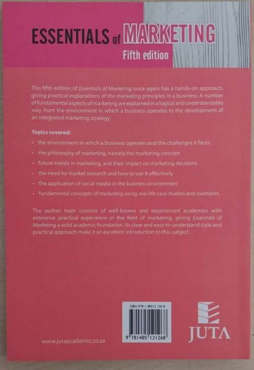 Essentials of Marketing - Fifth Edition