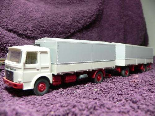 HO scale MAN drawbar. Wiking