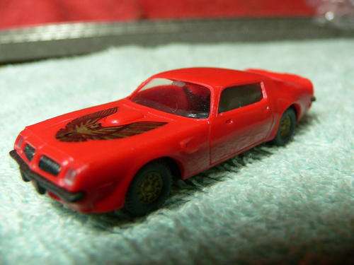 HO scale Praline Pontiac Trans Am. Red