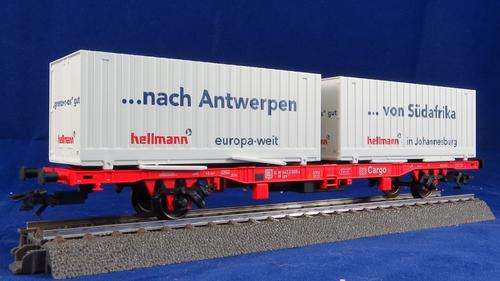 Marklin HO 47700 Container wagon with a South African taste