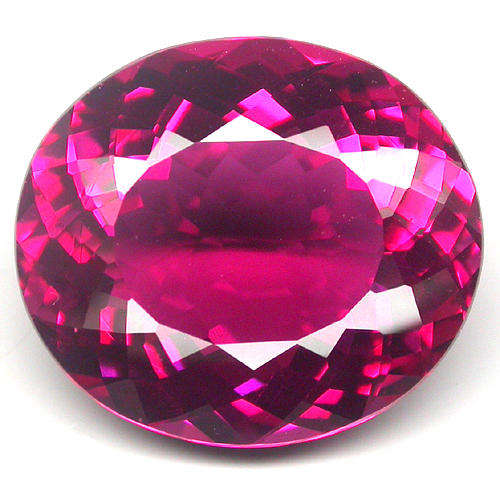 RARE LARGE 22.5 CT. NOBLE PINK OVAL TOURMALINE GEMSTONE
