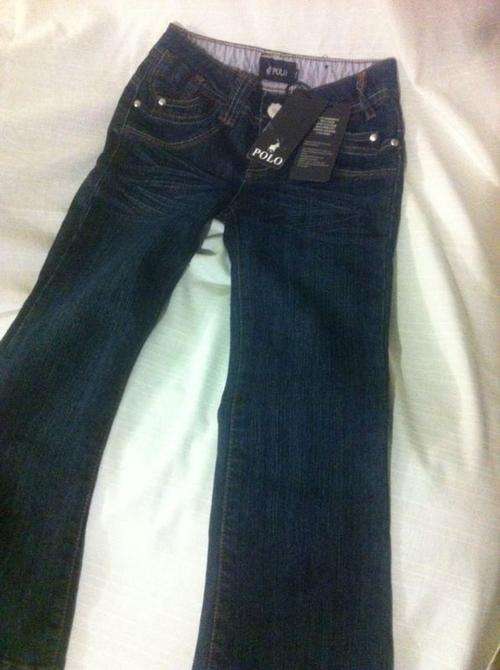 Polo bootleg jeans 7-8y