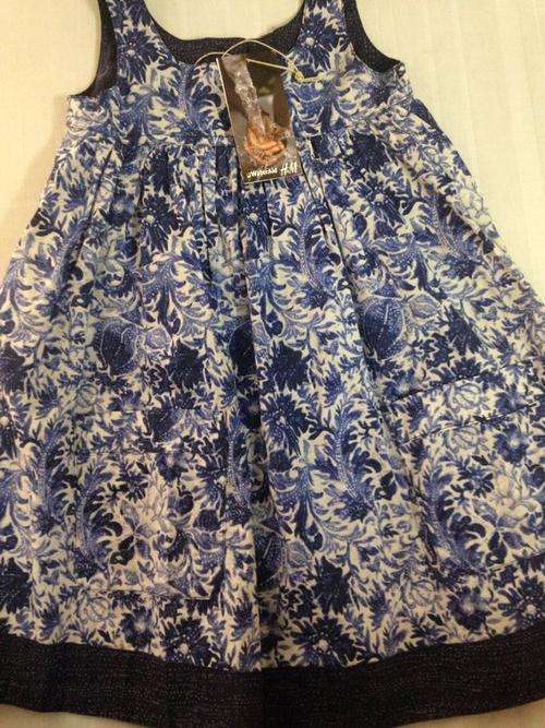 H&M Navy Floral Dress (5-6 years)