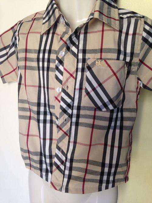 BURBERRY Print Short Sleeve Shirt (3-4 years)