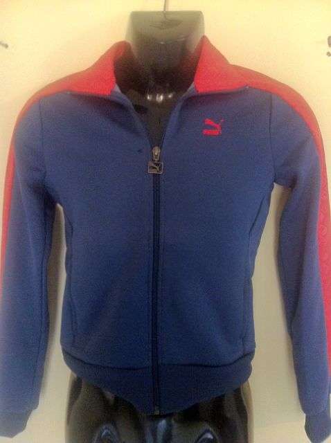 PUMA Blue/Red Track Jacket for women (extra small - XS)