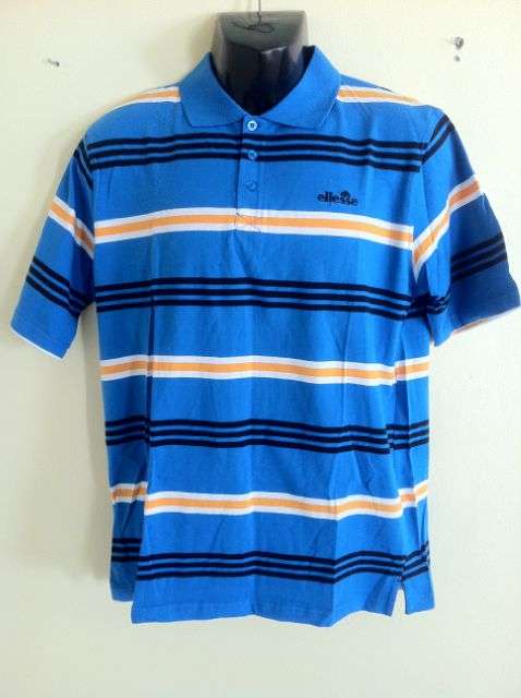 ELLESSE Blue Stripe Golfer (Medium)