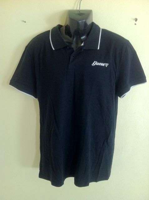 GUESS Black with White Golfer (Large -  L)
