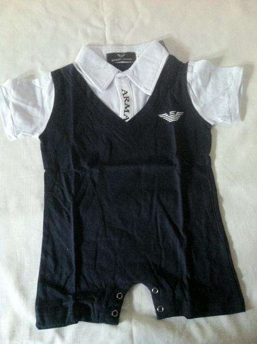 ARMANI Blue Romper (12-18 months)