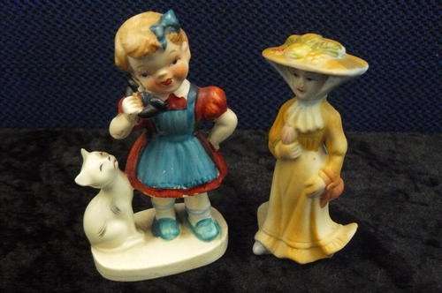 TWO X PORCELAIN FIGURINES