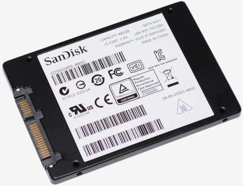 SanDisk SSD Plus 480GB 2.5 Inch Internal SSD