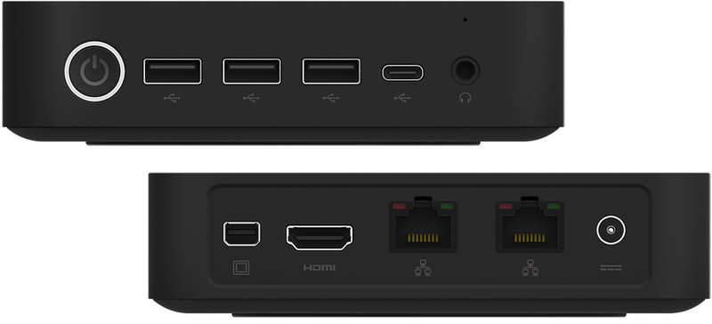 Liva Z Mini PC Computer Intel Celeron N3350 Dual-core