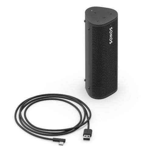Sonos Roam Portable Waterproof Smart Bluetooth and WiFi Speaker - Black