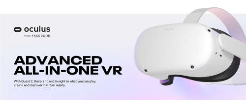 Oculus Quest 2 (128 GB) Advanced All-In-One Virtual Reality Headset