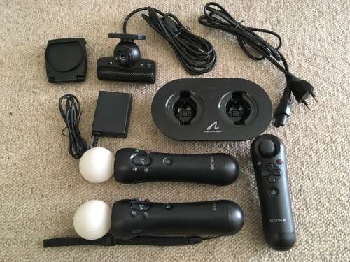SONY PS3/ PS4/ VR Move Controllers + Navigation Controller + Eye Camera + Dual Charging Station