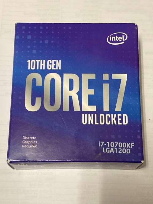 Intel Core i7-10700KF CPU 8 Cores up to 5.1 GHz
