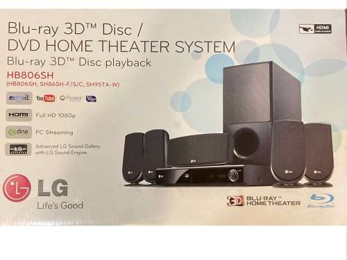 LG 3d Blu-ray Home Theatre System (HB806SH)
