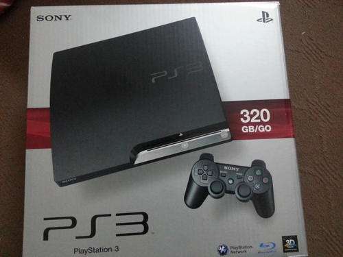 PS3 Slimline 320Gb, 2 controllers, 1 game