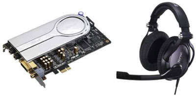 Asus Xonar Xense Soundcard with Sennheiser PC-350 Headset