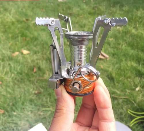 Ultra-Light FOLDABLE alloy Camping Hiking Stove Outdoor Cooker  Mini Butane  Gas Stove LOCAL STOCK