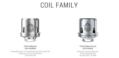 SMOK X8 Vape Coils  for top airflow TFV8 X tanks